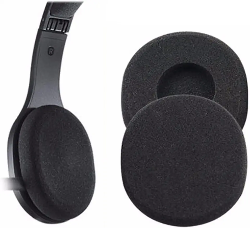 Náhradné ušné podložky kompatibilné s bezdrôtovými náhlavnou súpravou Logitech H800, mäkkými a odolnými vankúšmi do uší, náhradné penové uši