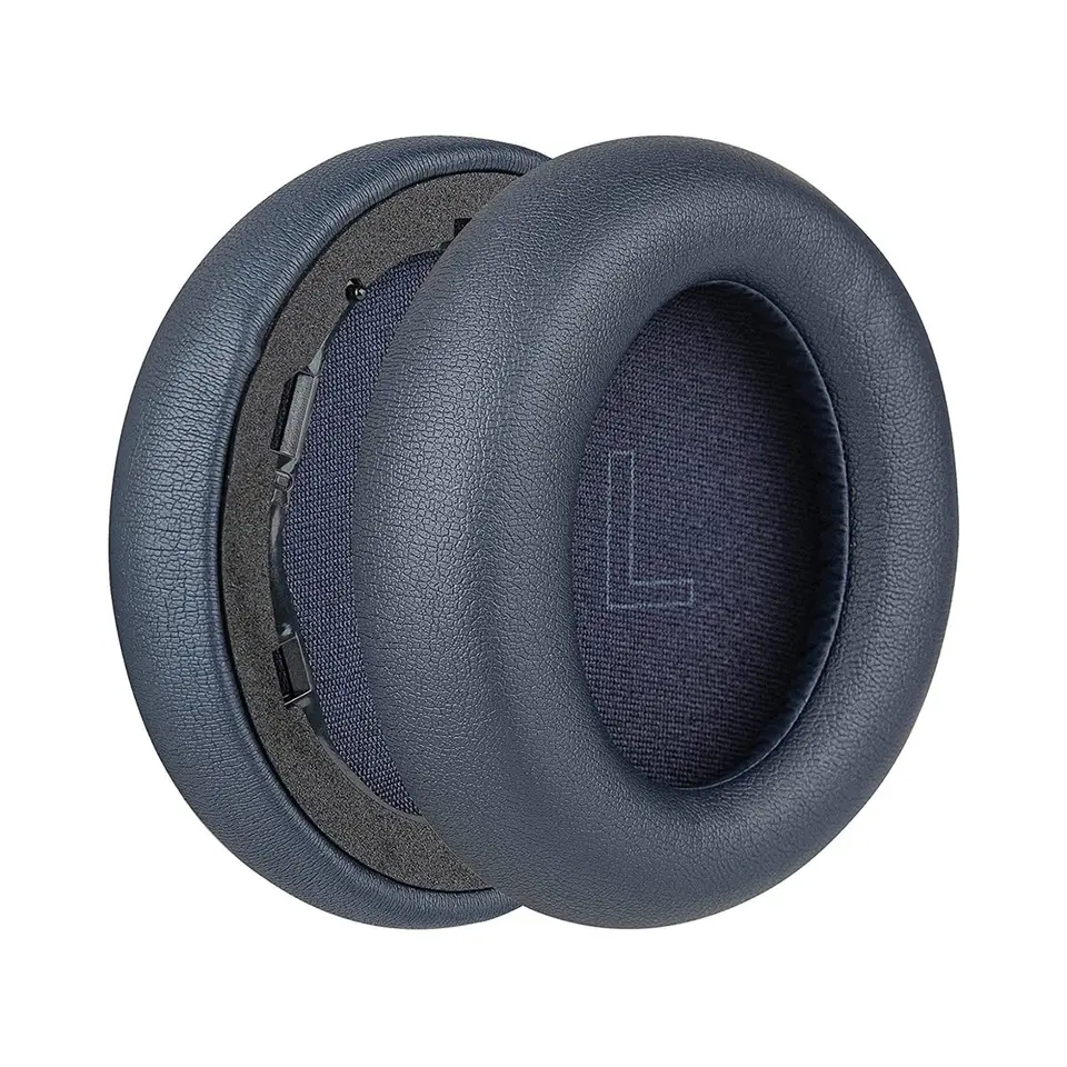 Náhradné ušné podložky pre Anker Soundcore Life Q30/Q35 Proteínové kožené slúchadlá uší (modrá)