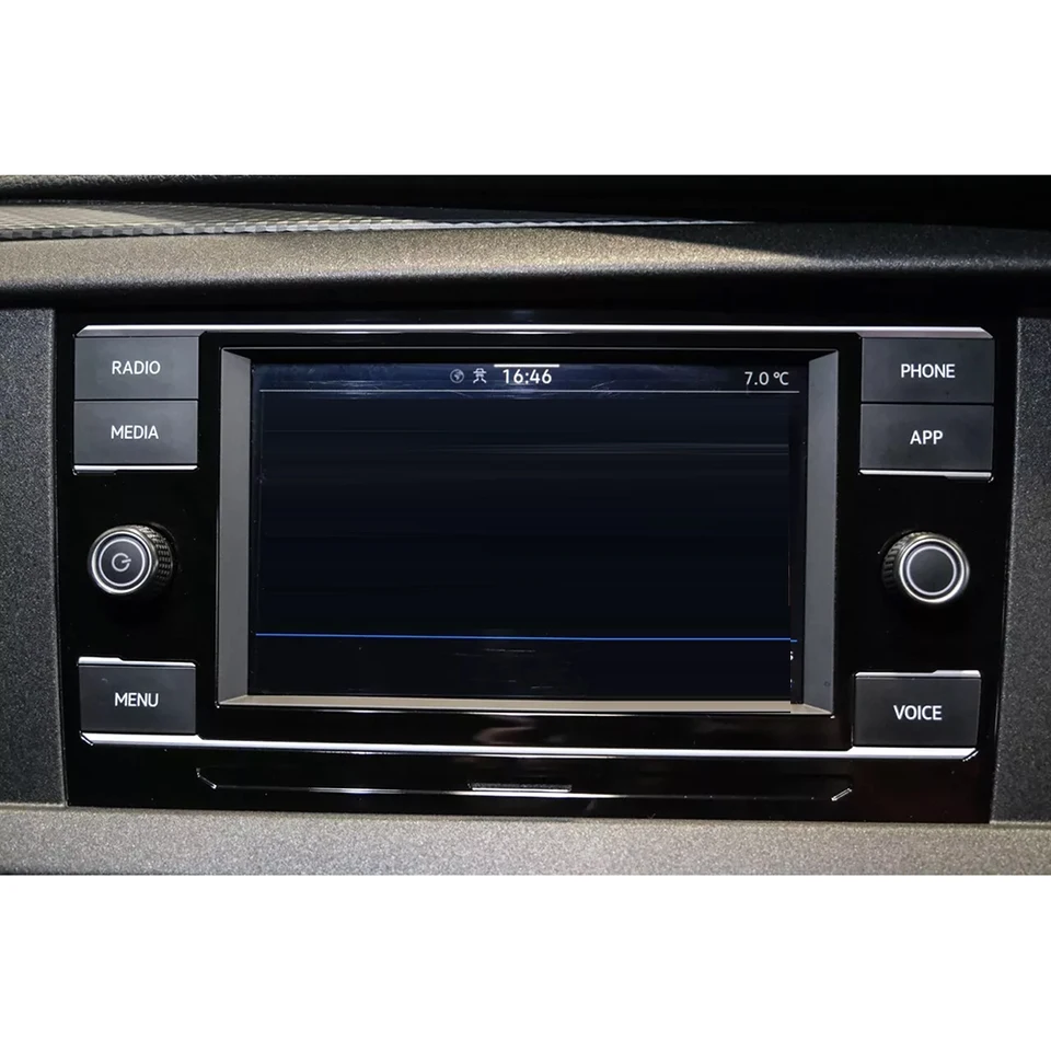 Náhradný navigačný displej LCD pre Skoda pre Fabia III; Kompatibilné s modelmi a pre Crafter Models od roku 2018