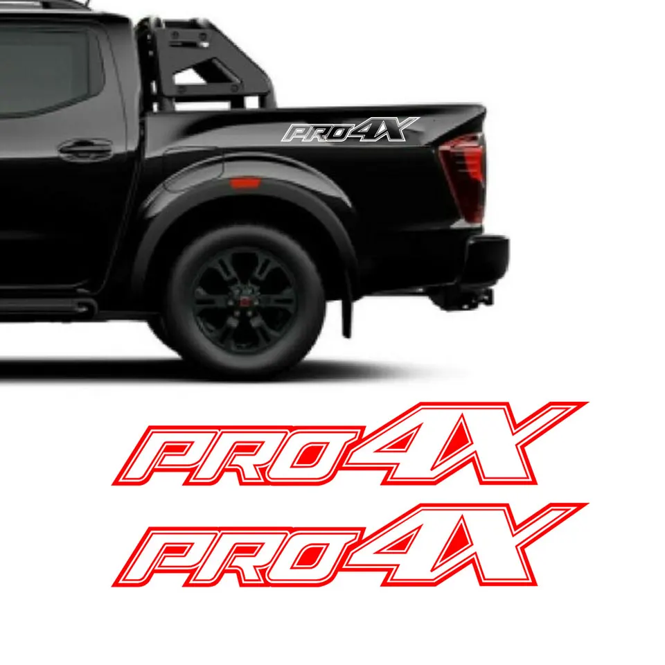 Nálepka 2ks pre Nissan Pro-4x Titan Frontier Bedside Decal 4x4 Pickup Off Off Road