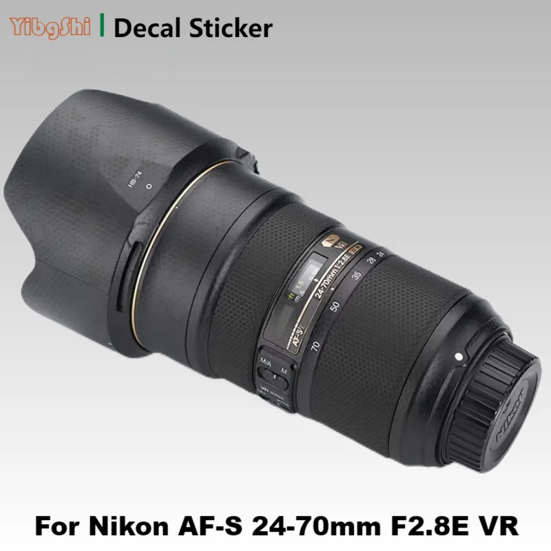 Nálepka Aangepaste Voor Nikon AF-S 24-70 mm f2.8e ed VR nálepka kožná kožná šošovka Vinyl Wrap Jas AFS 24-70 2,8 F2,8 f/2,8 e