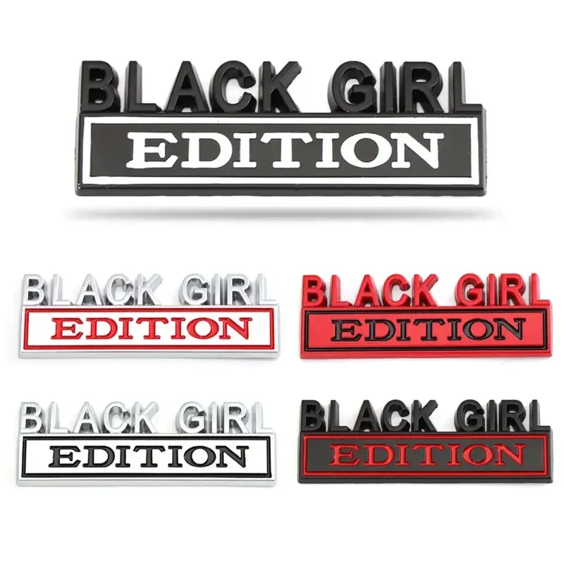 Nálepka mriežky na bočné auto pre Black Girl Logo Subaru Suzuki Toyota Volvo Volkswagen Tesla Skoda