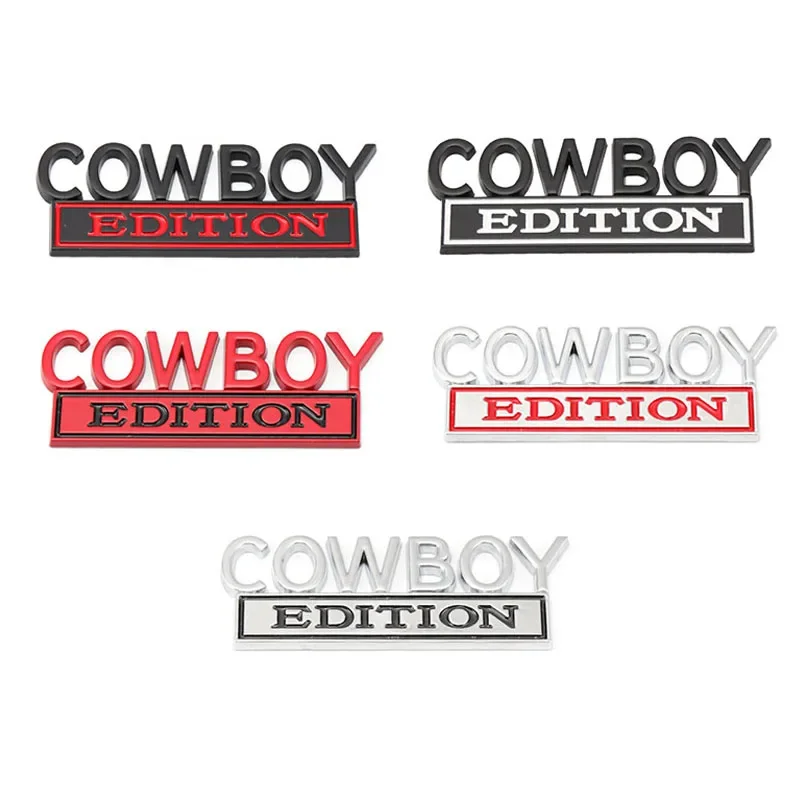 Nálepka na auto pre logo Cowboy Edition Logo Nissan Ford Mg Chevrolet Peugeot Mini Infiniti Volvo Geely Auto Emble