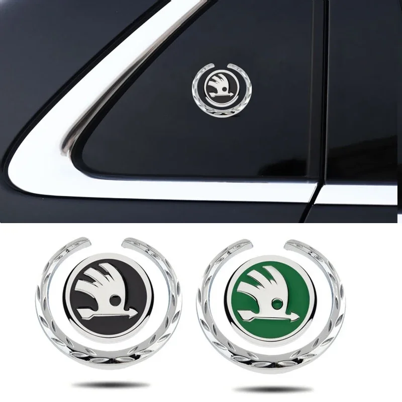 Nálepka na bočné auto pre auto pre logo skod pre logo Karoq Superb A7 2 Kodiaq Yeti Tour rs Octavia Fabia 1 Rýchle automatické príslušenstvo