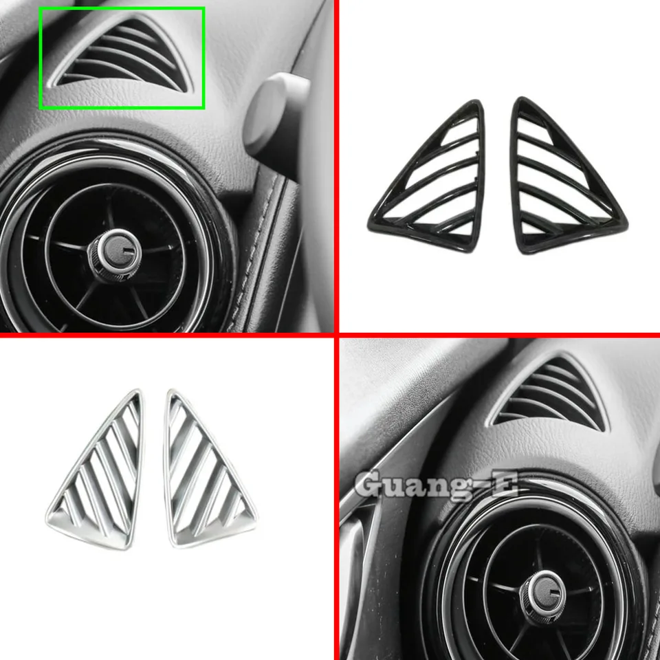 Nálepka na klimatizáciu automobilovej klimatizácie vetracie ozdobné krycí krycí rámec obkladačka pre Mazda CX-3 CX3 2017 2018 2019 2020 2021 2022
