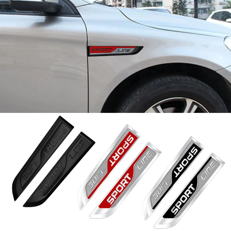 Nálepka na kovové auto bočné teleso pre telo pre SkoDa Sport Line Odznak Octavia Kodiaq Rapid Karoq Superb Fabia Decal Accessories