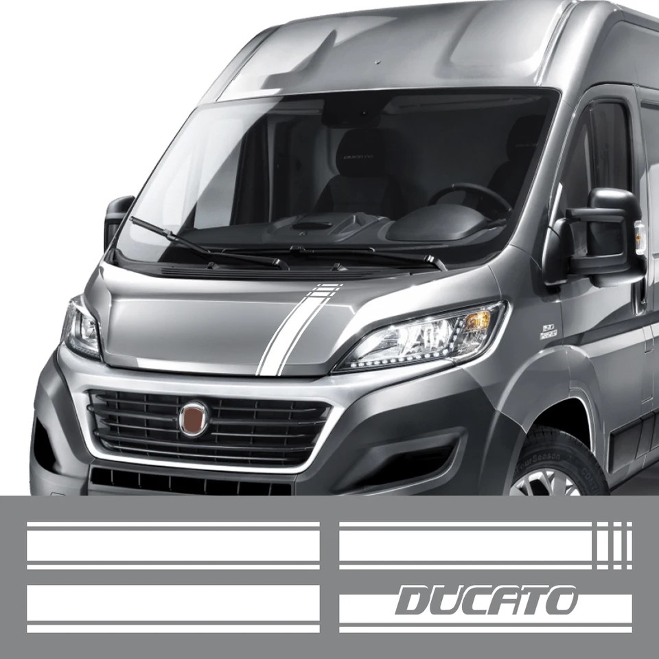 Nálepka na kryciu krytinu pre fiat ducato maxi ⅲ 8 35 capmer cargo van automatické doplnky Grafika pruhy Styling Vinyl Film Decal