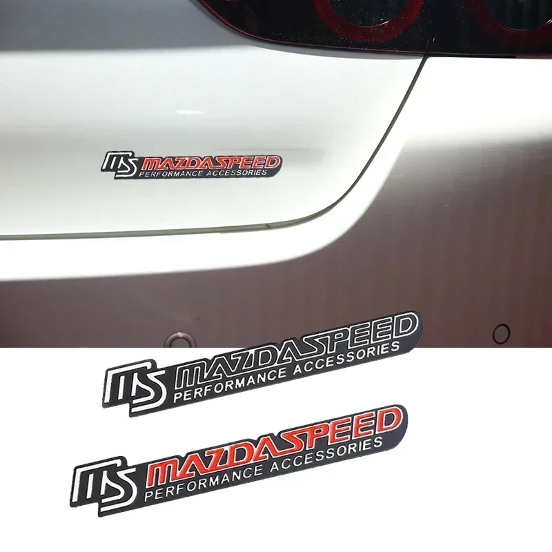 Nálepka na nálepku Trunk Emblem Styling pre Mazda MS Logo Rýchlosť CX7 CX5 CX5 Axela Speed ​​RX7 Atenza MX5 CX9 RX8 MX3 323 626 Protege