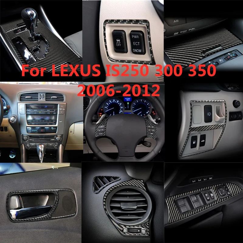 Nálepka na nálepku uhlíkových vlákien pre spoločnosť Lexus IS250 350 350 2006 2007 2008 2008 2009 2011 2011 2011 2011 2011 2011 2012
