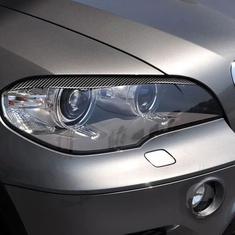 Nálepka na obočie obočia na obočie s obočím s obočím z uhlíkových vlákien pre rok 2010 2012 2012 BMW X5 E70