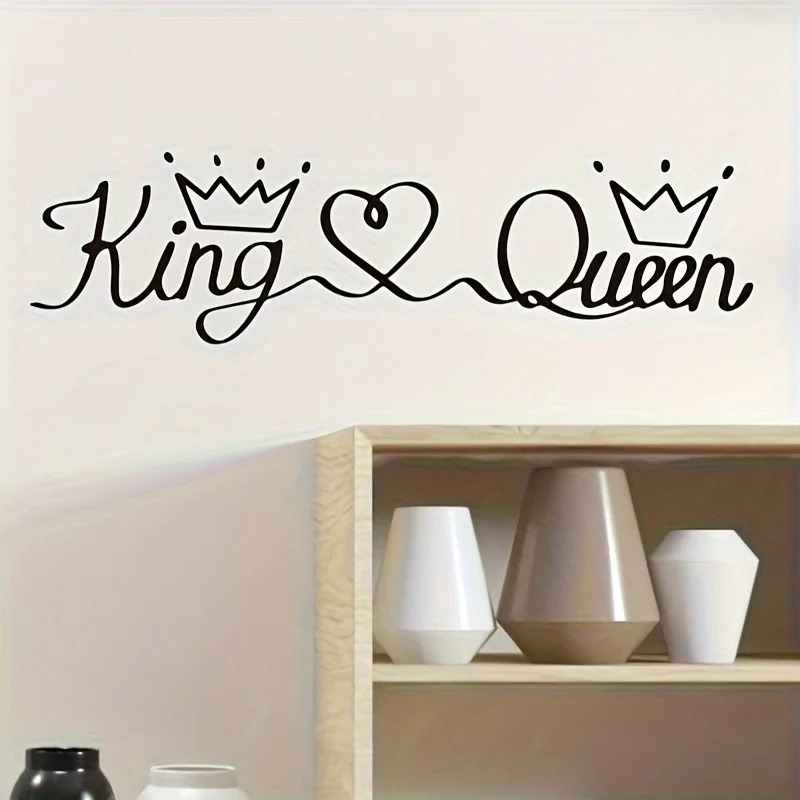 Nálepka na stenu King & Queen Wall Restacer, nepremokavá a vhodná pre spálňu alebo obývaciu izbu Dector Design