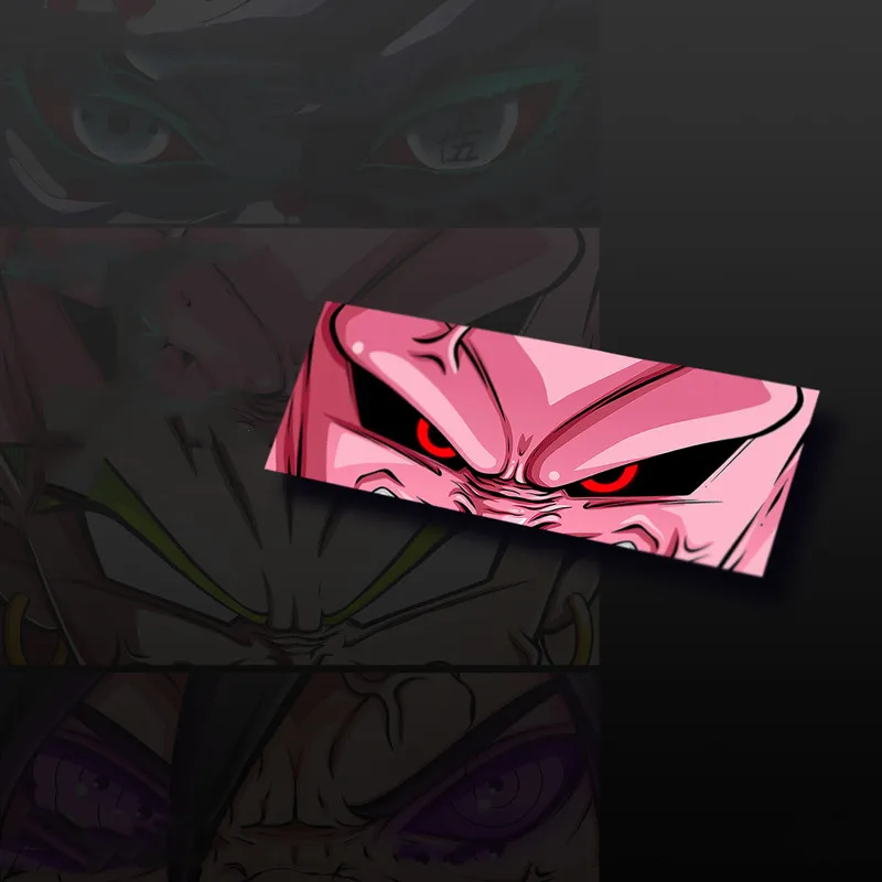 Nálepka na styling automobilu pre japonské anime frieza broly hokage krvné koleso oči peeker nálepky automatické olejové tankové okno telo vinylová páska