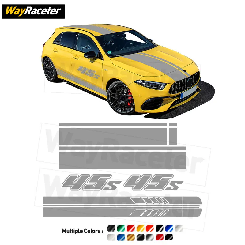 Nálepka na vinylové edície uhlíkových vlákien pre Mercedes Benz A Class 2024 2023 W177 A45 S AMG A35 A220 2018 + Príslušenstvo