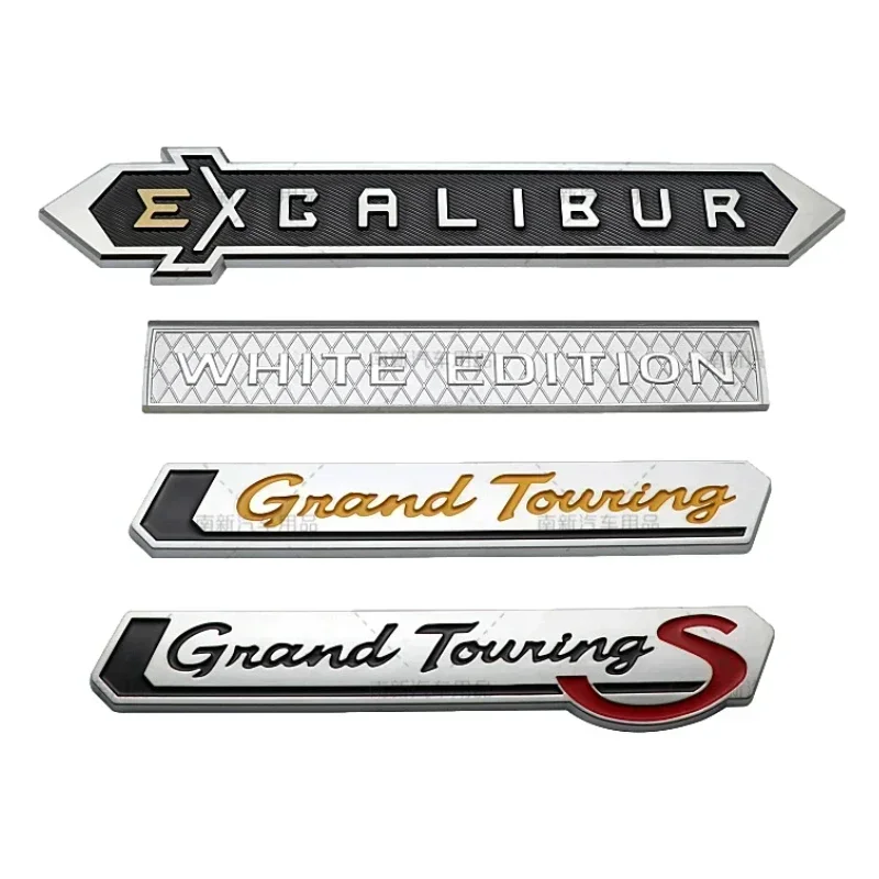 Nálepka na zadný kmeň kmeňa ABS pre Toyota Excalibur White Edition Grand Touring S Land Cruiser Auris Rav4 Yaris