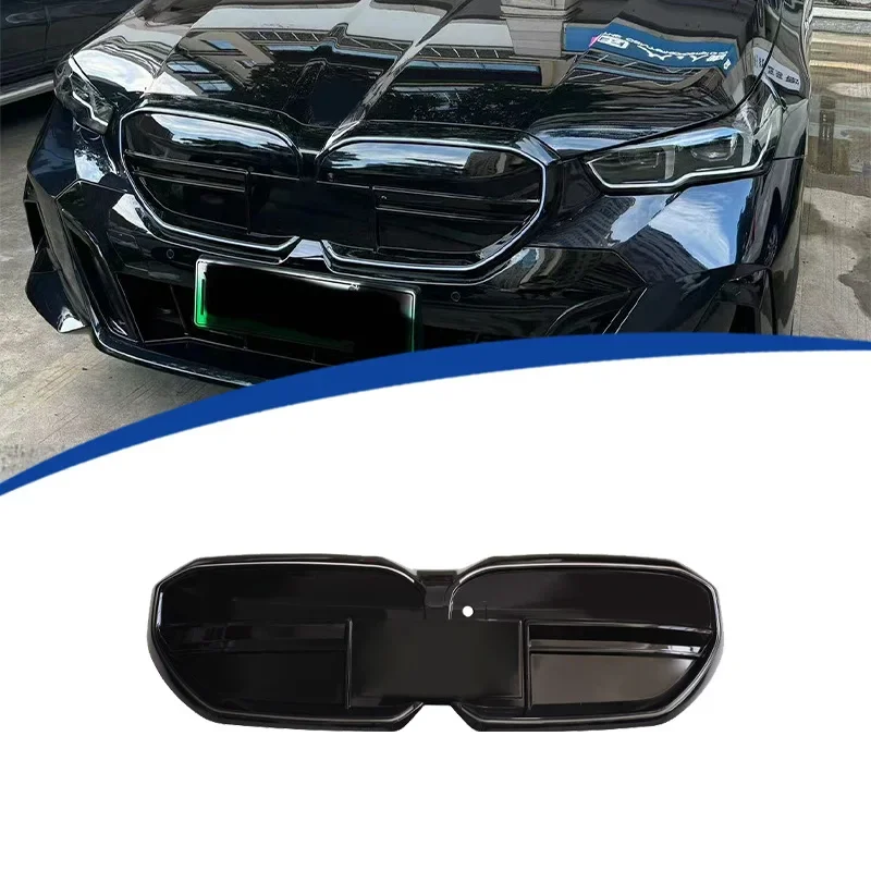 Nálepky automobilov predný nárazník Grille Racing Grills for BMW 5 Series Electric i5 i5 M60 Style 2023 2024 Glossy Black Grill Styling