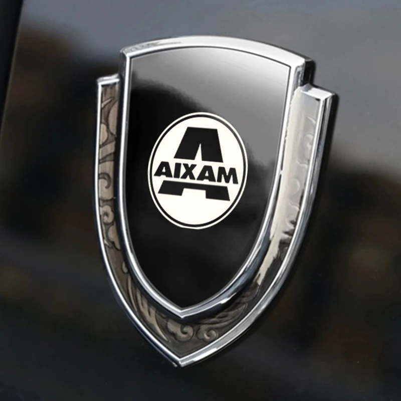 Nálepky na autá 3D kovové akzzórie auto Auto príslušenstvo pre Aixam City S 4 6 7 Crossline 4 6 Minauto Roadline Scouty R