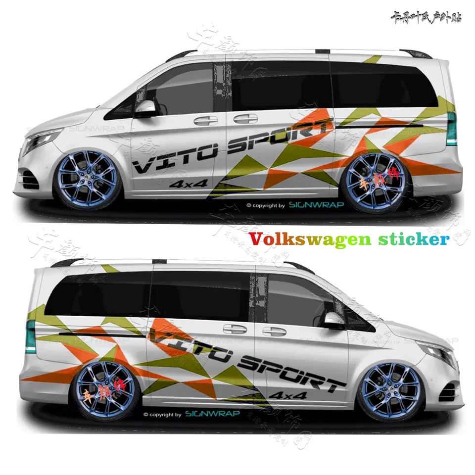 Nálepky na autá pre Volkswagen T6 Vzhľad dekorácie módne nálepky T4 T5 Metway Personalizované nálepky na mieru príslušenstvo