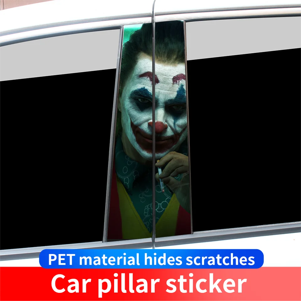 Nálepky na autá s automatickým b-stĺpikom vinylové obtisky