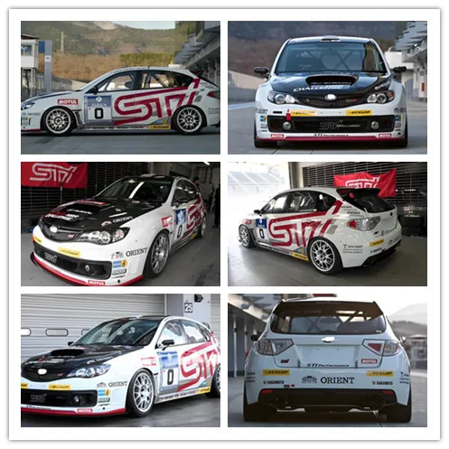Nálepky na karosériu automobilov pre trakciu Hobby Hobby Kingmotor KM 1/7 C3 Rally na cestnom kefovom aute Losi 1/8 STI I20 RALLE DRIFT