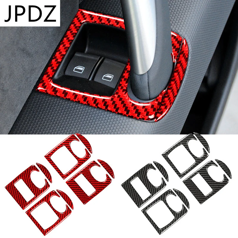 Nálepky na krytie panela na zadanie uhlíkových vlákien vľavo / pravá jednotka pre Audi TT 8N 8J MK1 MK2 MK3 2008-2014 Príslušenstvo automobilu