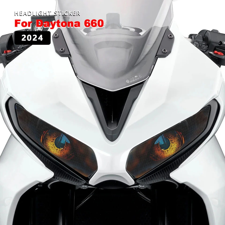 Nálepky na nálepku s rýchlosťou svetlometov pre nálepky na motocykle Daytona 660 2024