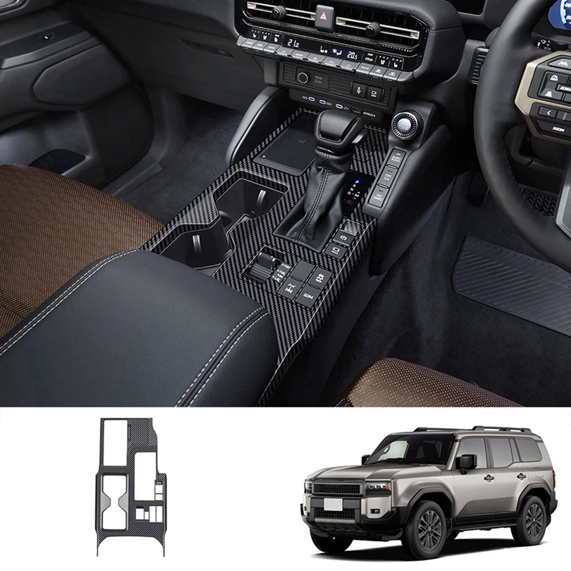 Nálepky na obrusy pre radovisko pre konzolu Console pre nálepky na obloženie panela pre Toyota Prado LC250 2024 RHD