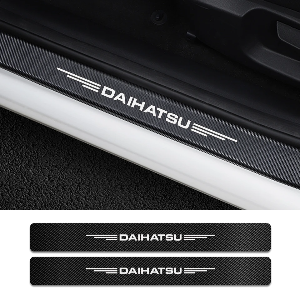 Nálepky na prahové nálepky pre dekoráciu pre Daihatsu Sirion Feroza Trevis Taft Terios 2 Cuore Storia Rocky Harga Ayla Sigra Hijet Mira