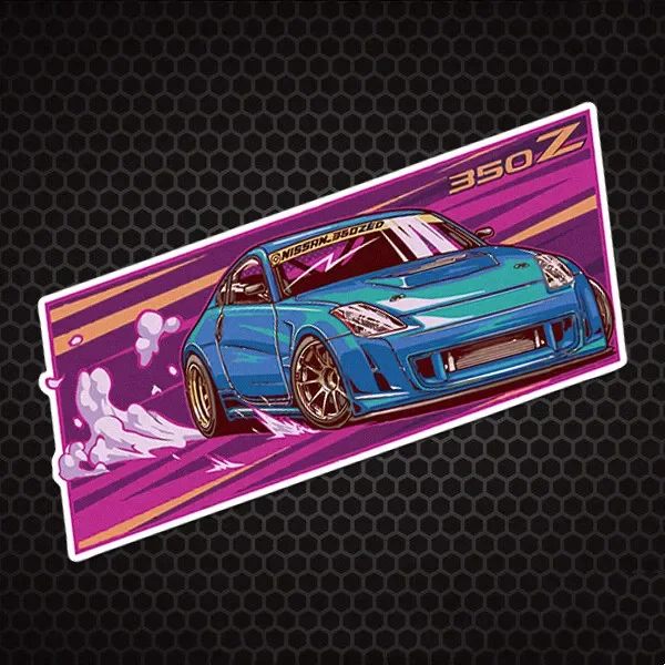 Nálepky vozidla pre automobilové vozidlo pre driftové preteky JDM STRACKER VOZIDLA AUTOMOBNÉ OKNÁ KODELY TACHION STYLING STYLING DIY