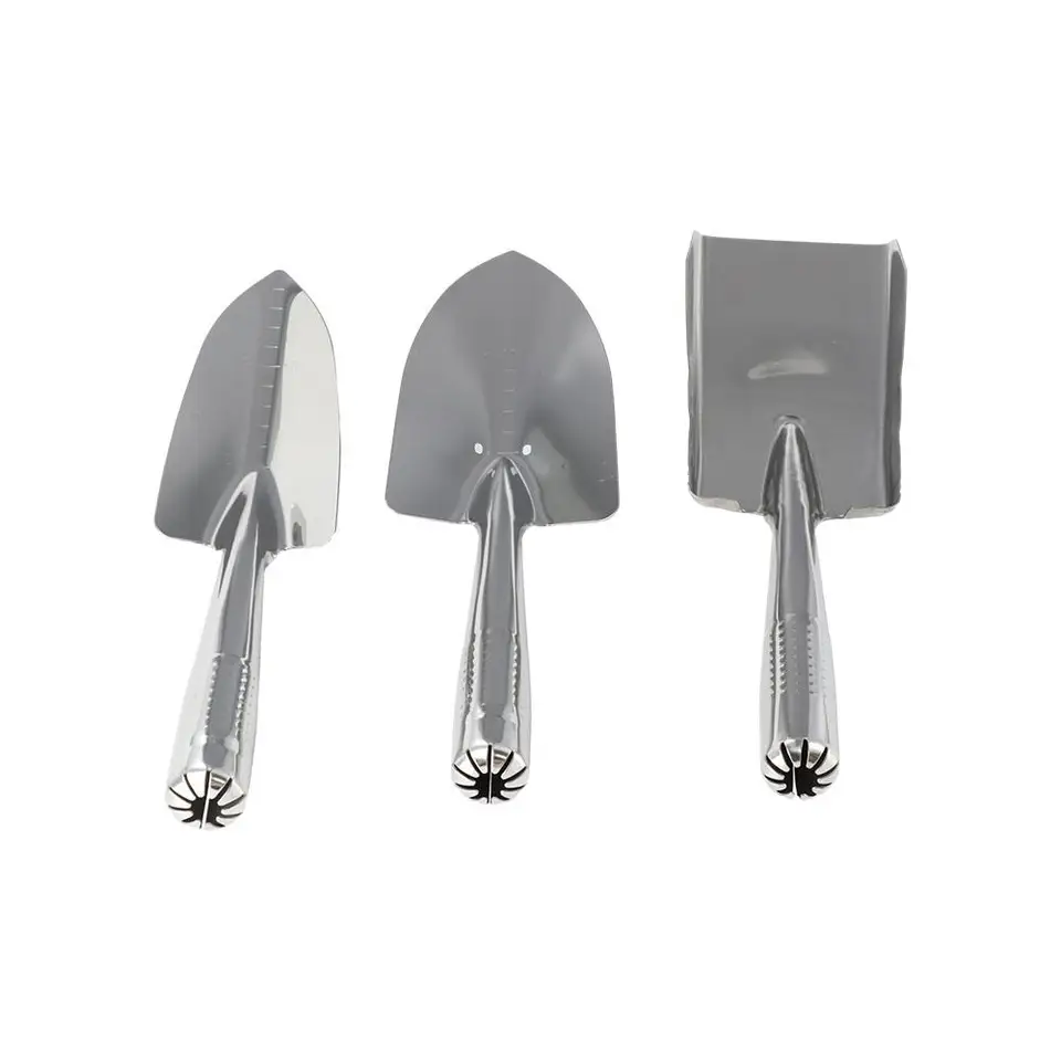 Náradie rukoväte z nehrdzavejúcej ocele Nástroj na náradie Pôdna Lopa Laping Sharp-Nosed Sheel Square Square Ryn Ruck Garden Trowel