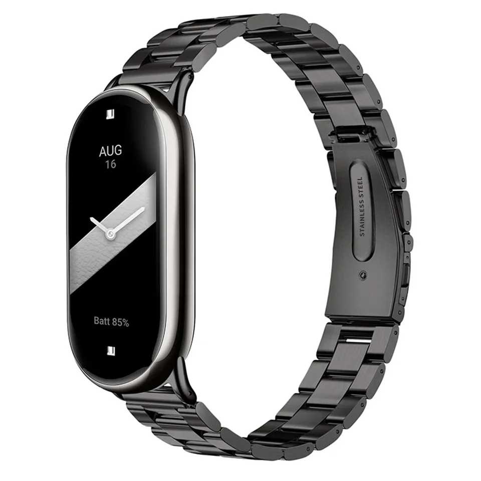Náramok z nehrdzavejúcej ocele pre Xiaomi Mi Band 9 Strip Mi Band 8 Náhradná korea pre Miband 9/8 pásov pre Xiaomi 8 WatchBands