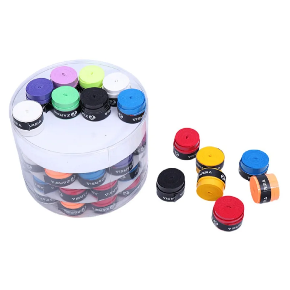 Nárazový tlmič proti sklzu tenisová raketa poter Badminton Grip Tape Tape Absorpcia potu Tennis Overgrip Padel Powarbet Farebný