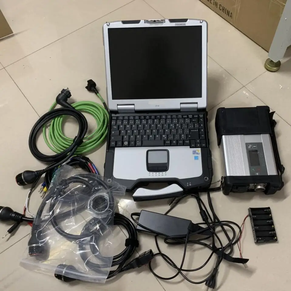Nástroj na skenovanie SCAN MB Scanner SD C5 so softvérom SSD Super laptop CF-31 i5 Touch RAM 4G pre autá a nákladné autá