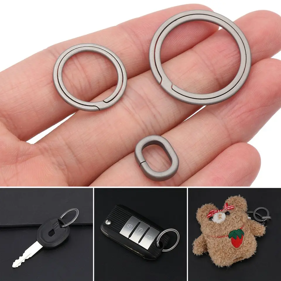 Nástroj Real Super Super ľahký titánový zliatina Kľúčenky Kľúčenky Kľúčové prstene Kľúčové prstene Man Car Keychain Mužský kreativita darček