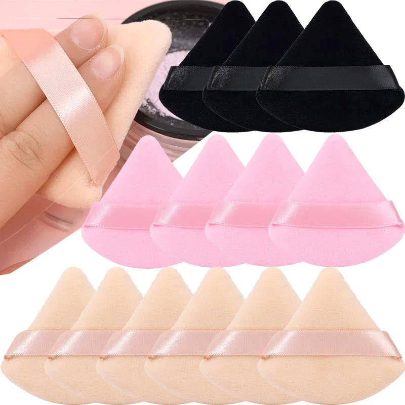 Nástroje na make-up suchý Používajte špongiu práškový prášok Velvet Mini Prenosné opakovane použiteľné suché suché mokré duálne použitie mäkká bavlnená kozmetika