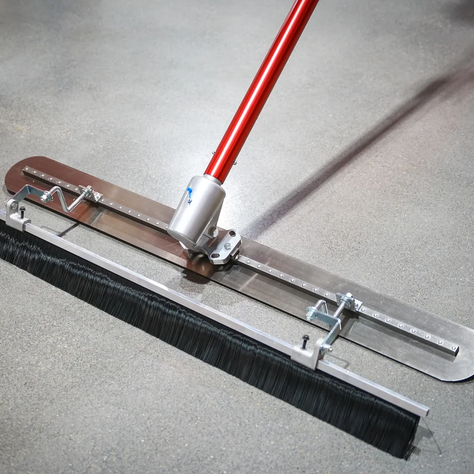 Nástroje OEM 48 -palcový ťažký betón Fincing Tool Trowel s kefou metla kefou