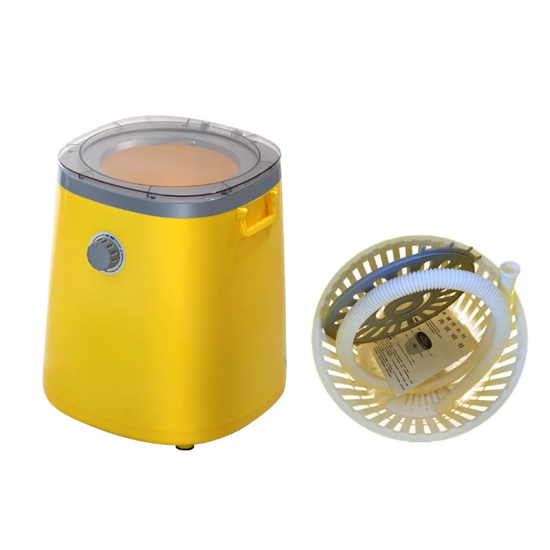 Nízko-hlučný žltý stroj All-in-One 5 kg Elektrická práčka Turbine Prenosná mini práčka s rotačným sušičom