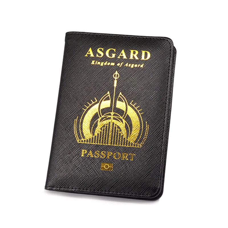 Nórska mytológia Kráľovstvo Asgard Passport Cover Travel Travel Cover na passport Asgard Držiteľ Pasport Drop Shipping