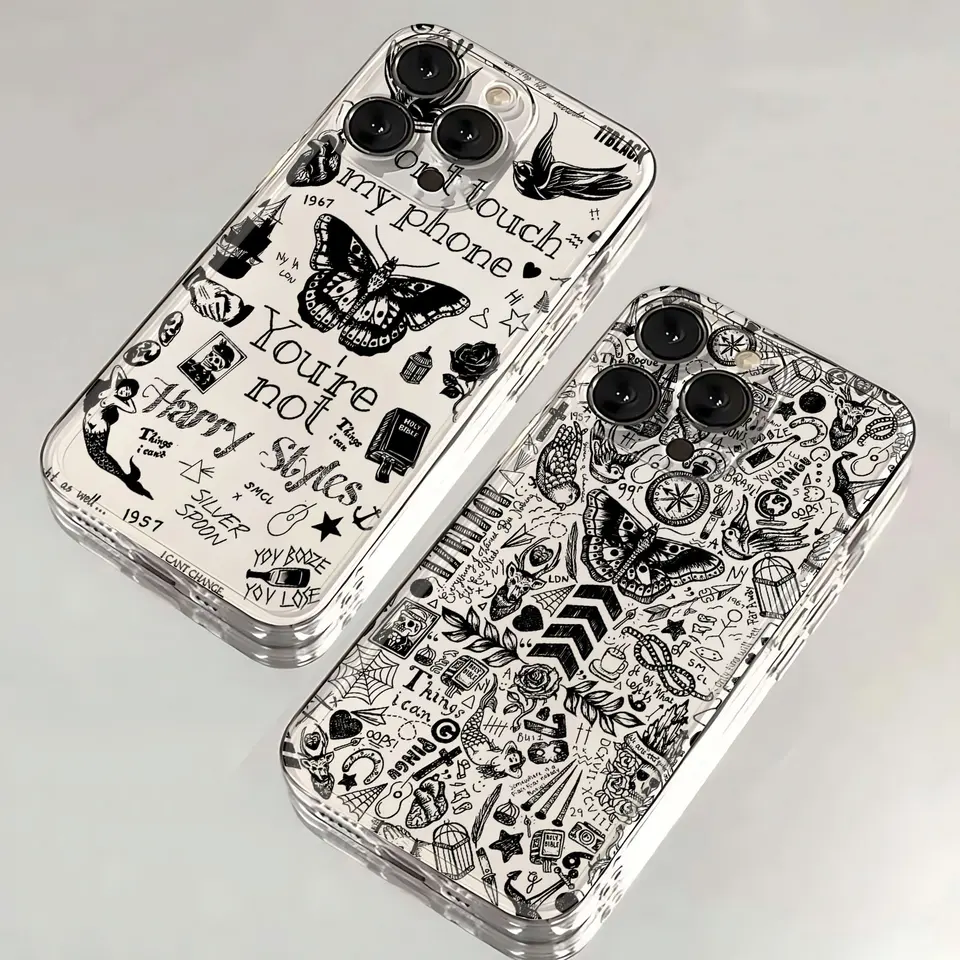 O-One D-Rirections Puzdro pre telefón Samsung S24 S23 S22 S21 S20 S10 Fe Note20 Note10 Plus Ultra Lite 5G Clear Soft TPU Cover TPU