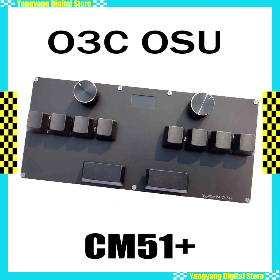 O3C OSU Magnetický spínač Mechanická klávesnica Rýchly spúšťač Multifunkčný gombík Goming Klávesnica inteligentná obrazovka DJmax Sayodevice