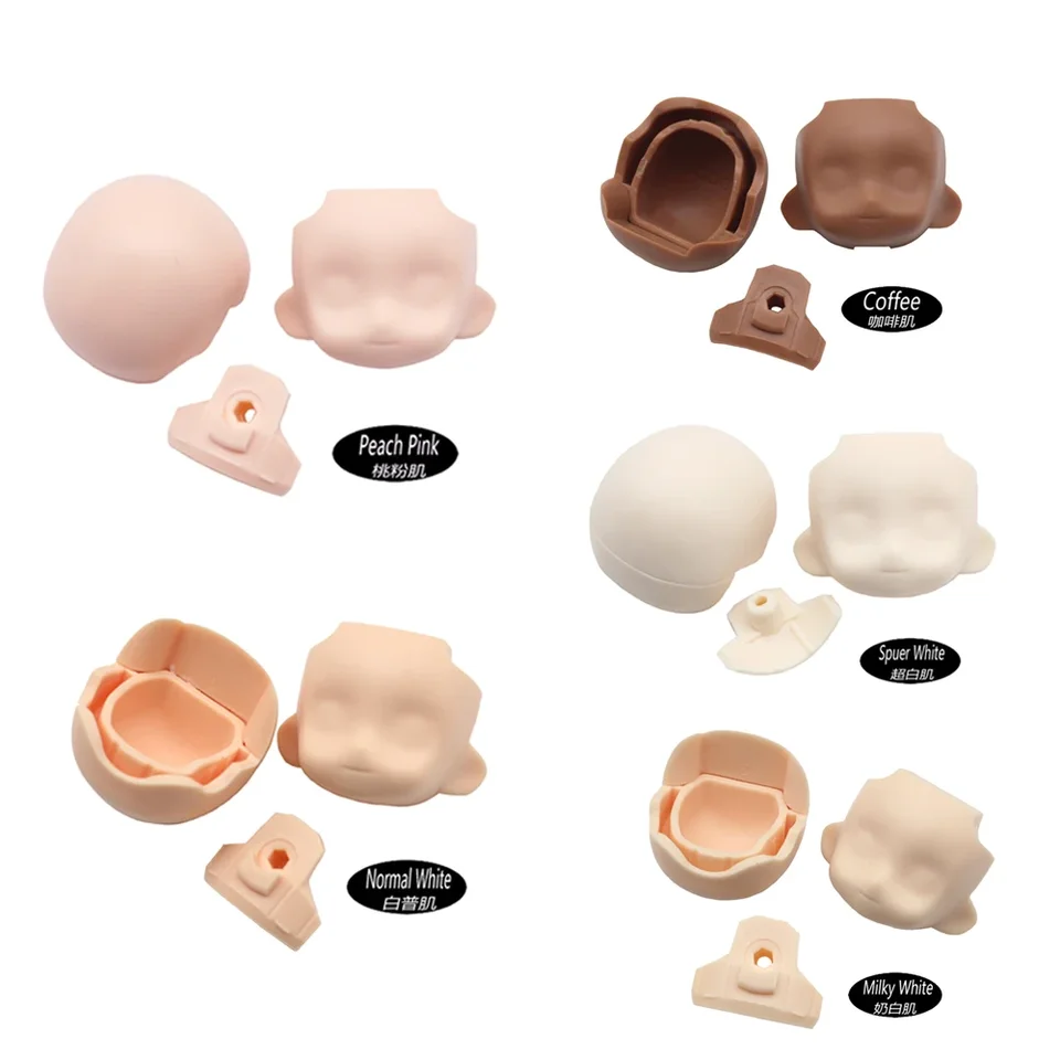 OB11 Doll Head (vrátane podpory tváre/tváre/zadnej časti hlavy) a Body Fit OBITSU11, GSC, DOD Dolls a 1/12 BJD Dolls Hray Accessories