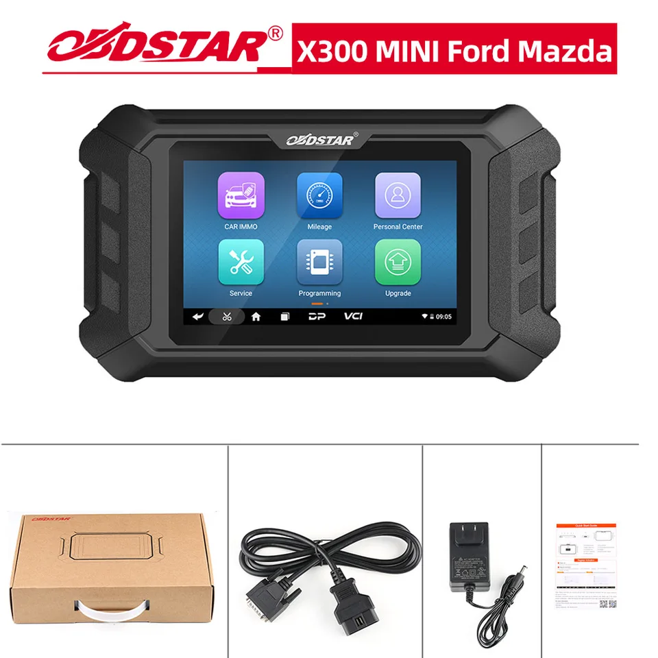 OBDSTAR X300 MINI pre programátor Ford / Mazda Immo Key and Hare Meage Podporuje verziu aktualizácie oleja H100 / F100