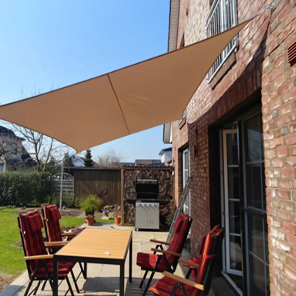 Obdĺžnik Sun Shade Canopy Pohodlne na inštaláciu ťažkých priedušných materiálov Dizajn vhodný pre Pergola Backyard Carport