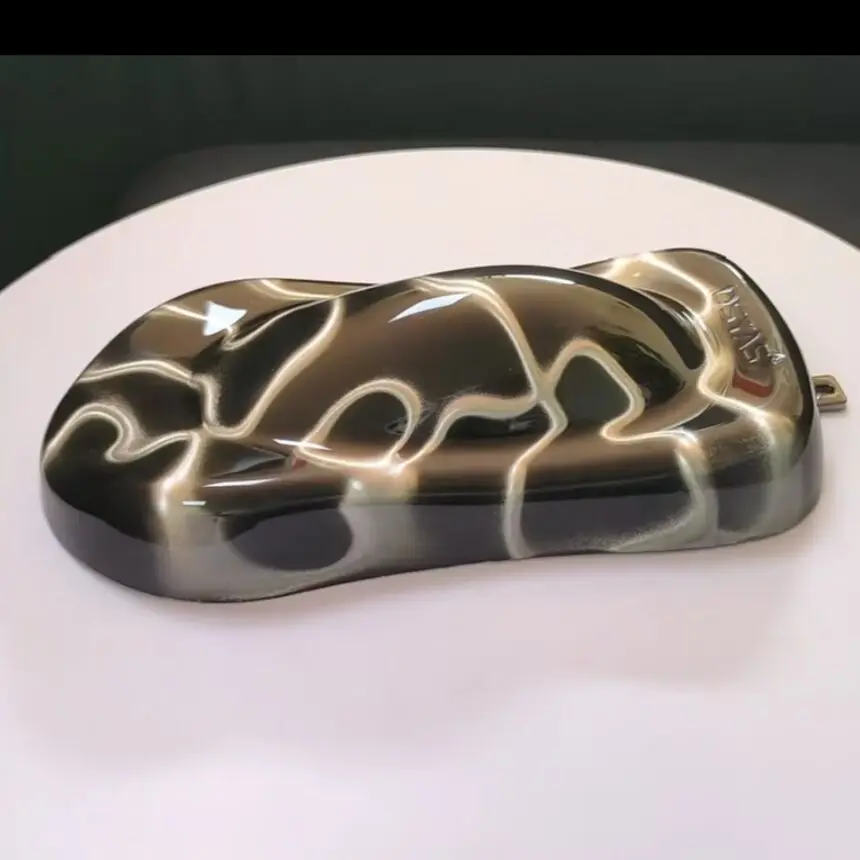 Objemová strieborná super chameleón Colorshift 3D magnetický pigment pre nechty a lakovanie hodvábnej tlačovej tlačiarenskej tlače GN52