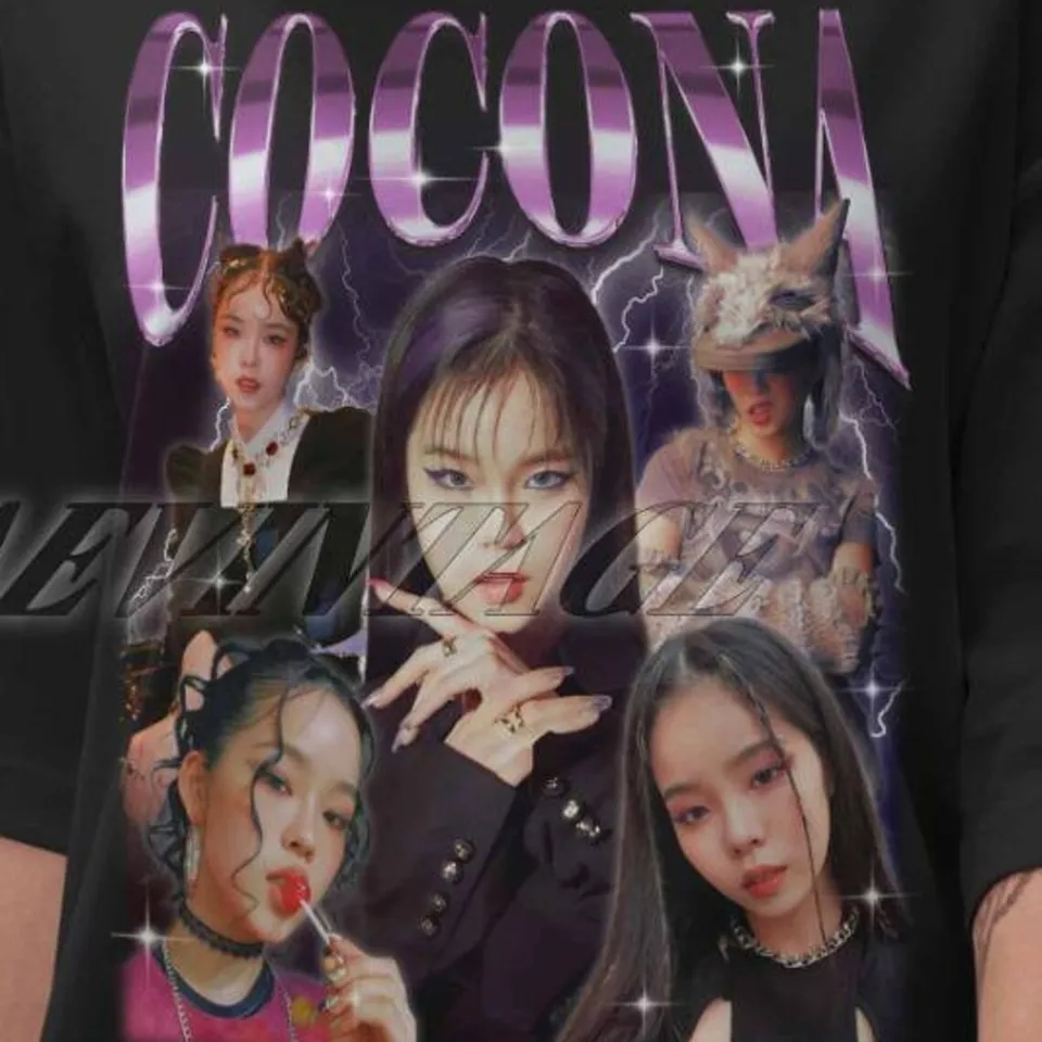Obmedzené Cocona XG Vintage košeľa Cocona Fan Tees CoCona XG Bootleg Tirlar Cocona Retro tričko Cocona XG Gift Merch KPOP KPOP KPOP KPOP KPOP KPOP KPOP