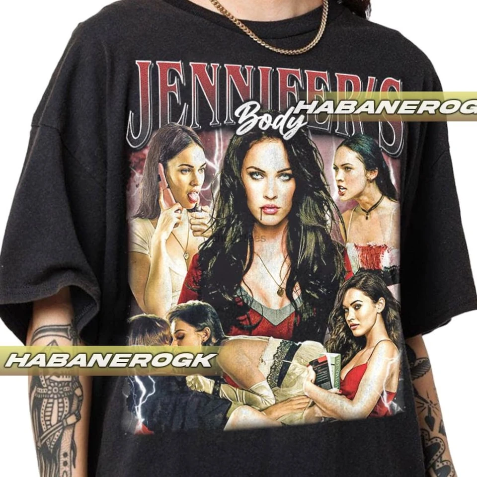 Obmedzené Jennifer's Body Vintage T-Shirt Megan Fox Movie Giver pre ženy a mužské unisexové tričko