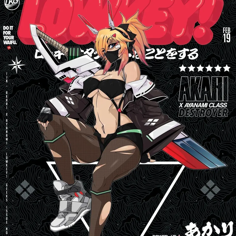 Obmedzené: Lowkey! Geeks Tričko, Lowkey! Akari x ayanami