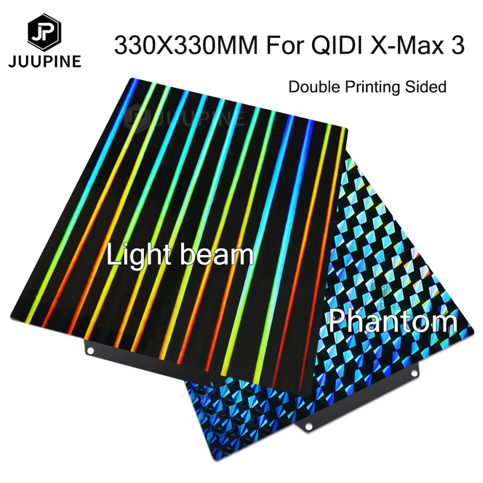 Obojstranná H1H Textúrovaná PEI 330x330 SWER SHARM Oceľ 330 mm zostavovacia doska Flexibilné tlačené lôžko pre Qidi X-Max 3