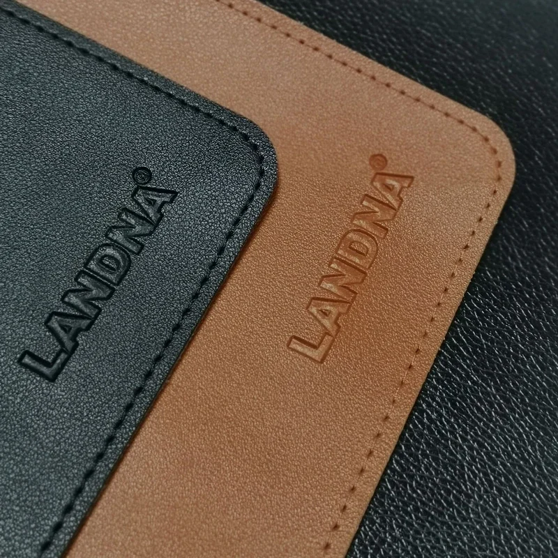 Obojstranná kožená podložka Mouse Pad Custom Logo Veľká veľkosť anti sklz nepremokavá ľahko čistiteľná stolová ergonómia opotrebovanie darček odolný