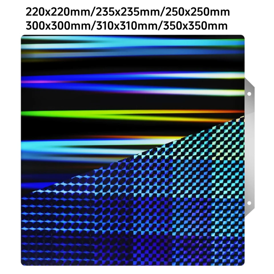 Obojstranná magnetická výstavba PLAVNÁ PEI H1H Spring oceľový list Pei lôžko 220 235 250 300 310 mm pre bambu ender 3 ender 5