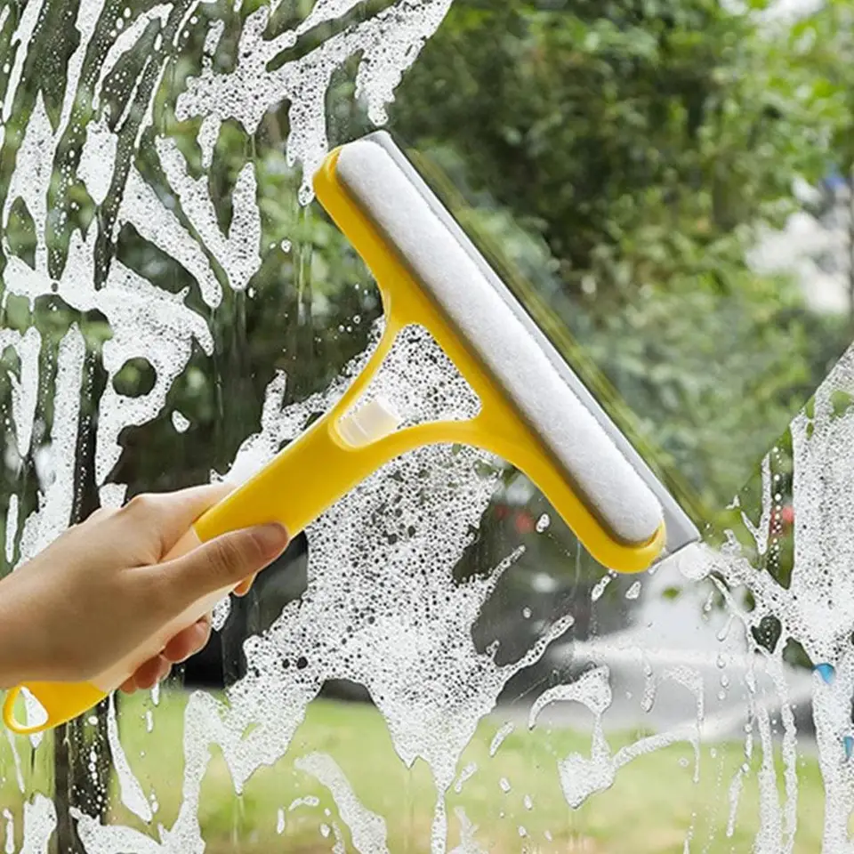 Obojstranná vodná prúdová sprcha Stlačenie skleneného okna Čistenie príslušenstie